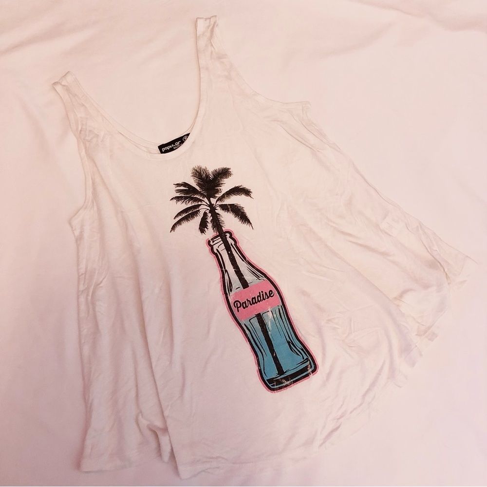 POPULAR BASICS Paradise Summer Crop Top Tank